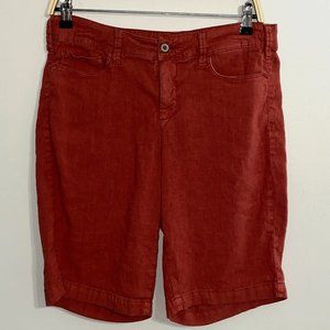 NYDJ Catherine Shorts Rust Red Size 4
